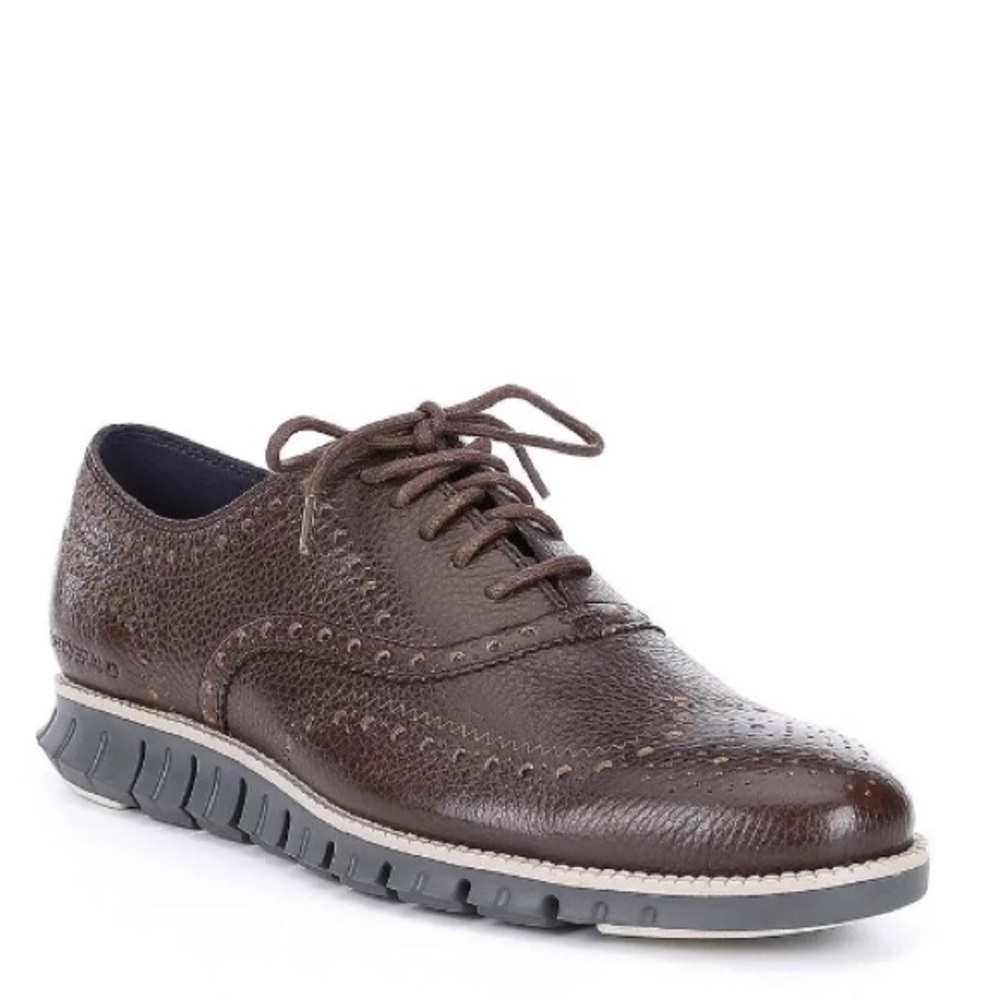 $50 OFF COLE HAAN ZEROGRAND WING OX BLK WALNUT - Picture 1 of 7